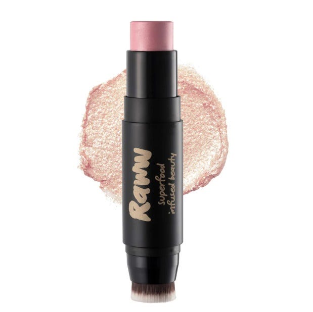 Raww Coconut Splash Lip Gloss – Sea Curls with Coconut Oil and shimmering cool finish - 3.1ml