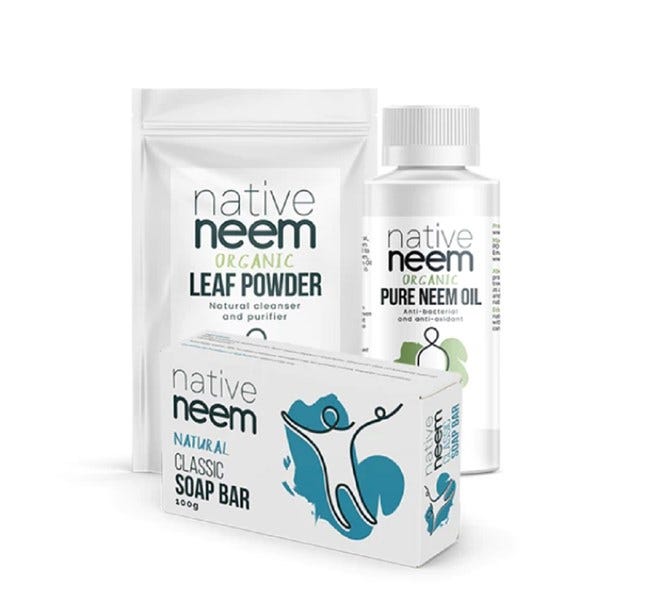 Native Neem Organic Acne Pack for facial skin conditions