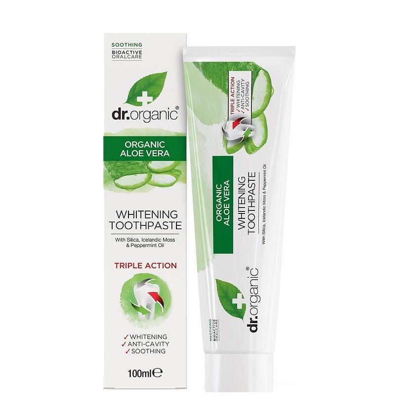 Dr. Organics Aloe Vera Toothpaste Tube