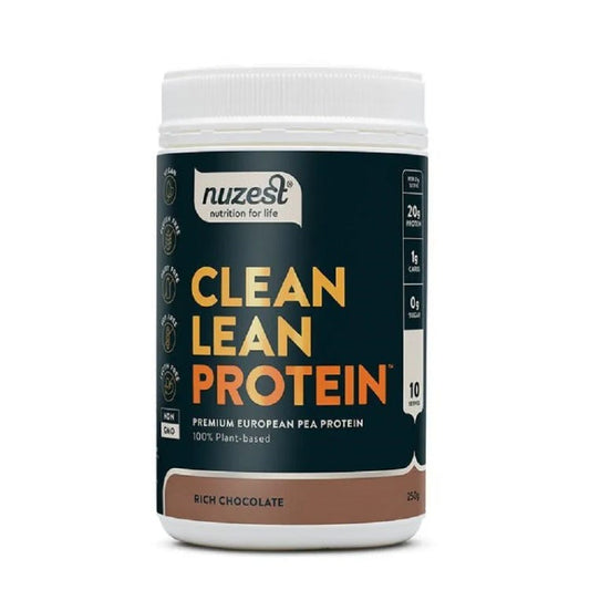 Image of NuZest Clean Lean Protein Rich Chocolate 250g Tub with Natural Ingredients