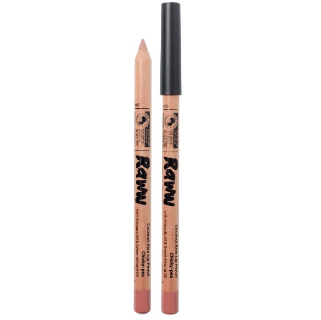 Raww Babassu Oil Eye Pencil – Carbon Black with nourishing natural ingredients and bold black pigment 1.1g