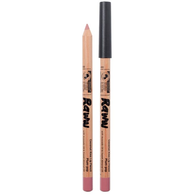 Raww Babassu Oil Eye Pencil – Carbon Black with nourishing natural ingredients and bold black pigment 1.1g