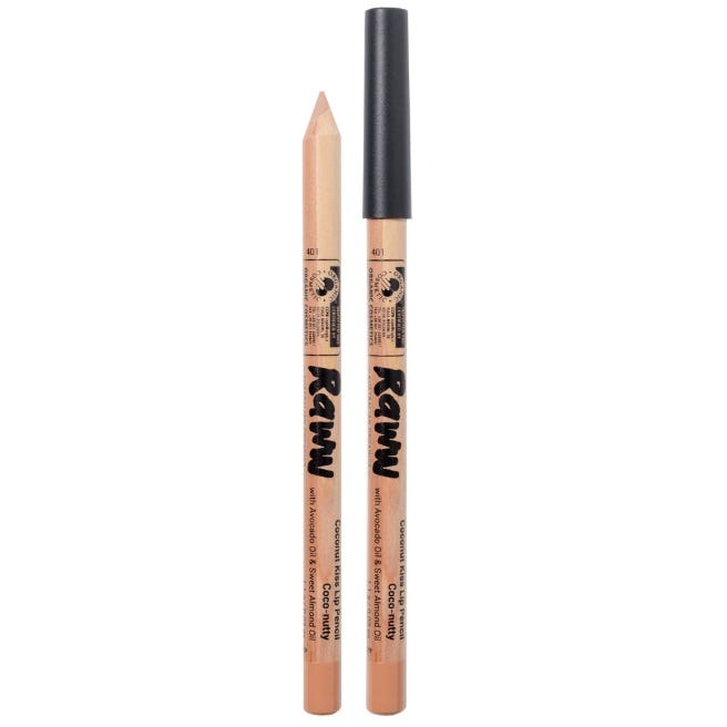 Raww Babassu Oil Eye Pencil – Carbon Black with nourishing natural ingredients and bold black pigment 1.1g