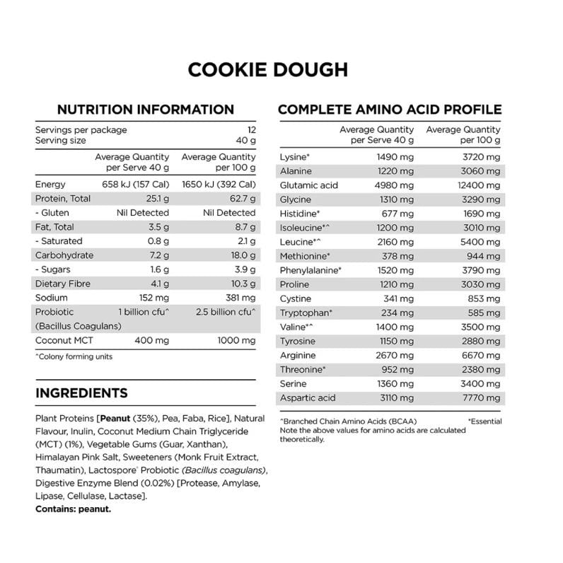 Peanut Protein - Cookie Dough