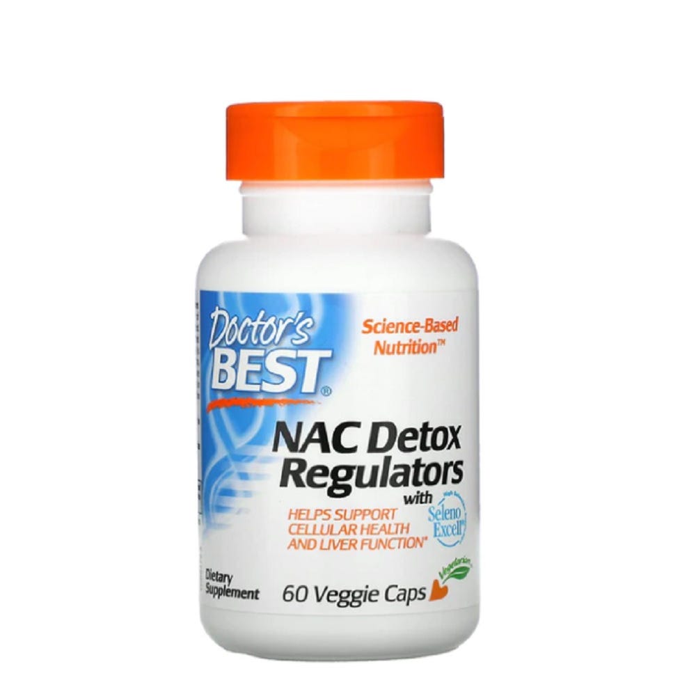 Doctor's Best NAC Detox Regulators | Brain & Liver Suppprt Health2000 Doctor's Best NAC Detox Regulators | Brain & Liver Suppprt Health2000