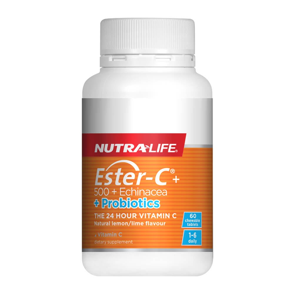 Ester-C 500mg with Echinacea + Probiotics