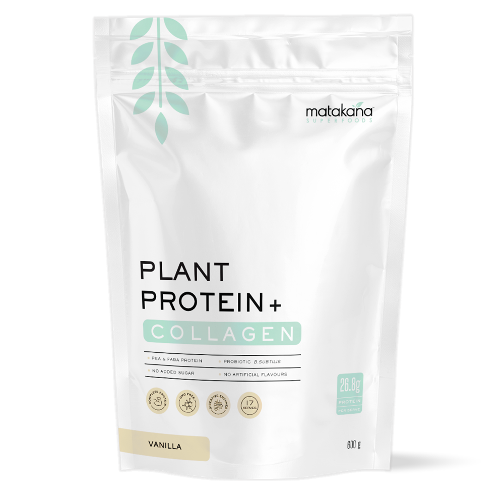 Image of Matakana Plant Protein + Collagen Vanilla 600g Pouch