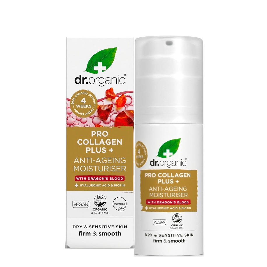 Dr. Organics Pro Collagen+ Anti-Aging Moisturiser With Dragon's Blood