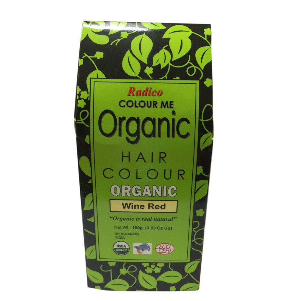 Organic Henna Wine Red