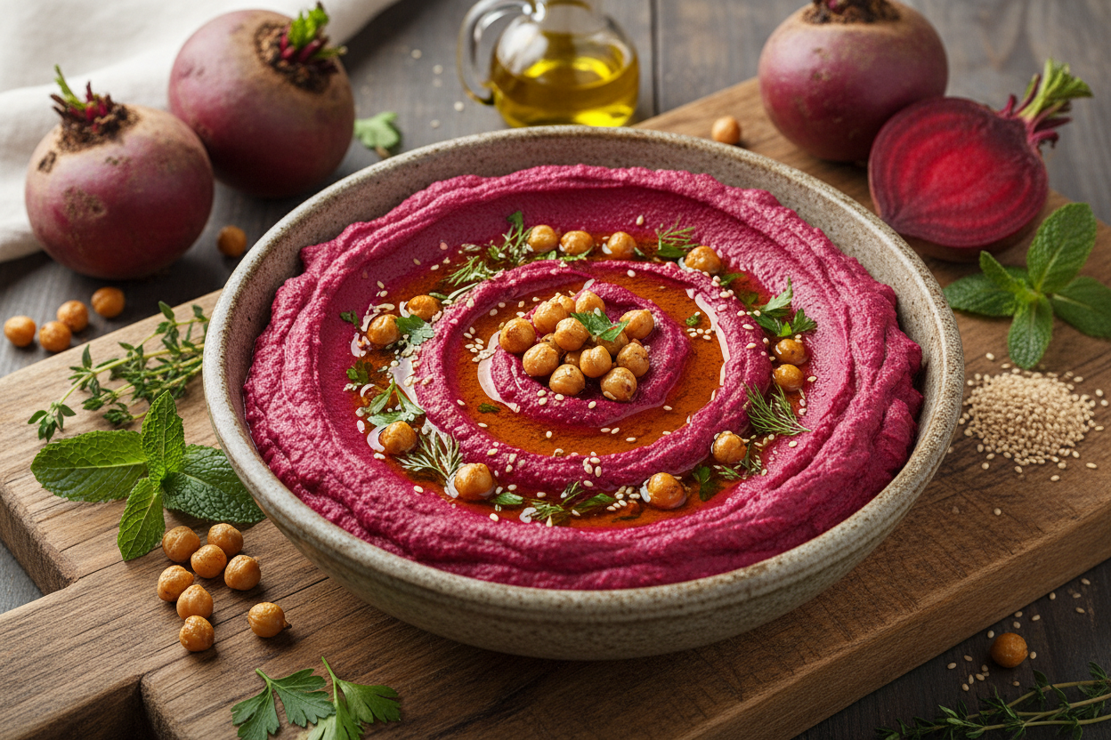 Superfood Beetroot Hummus