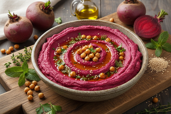 Superfood Beetroot Hummus