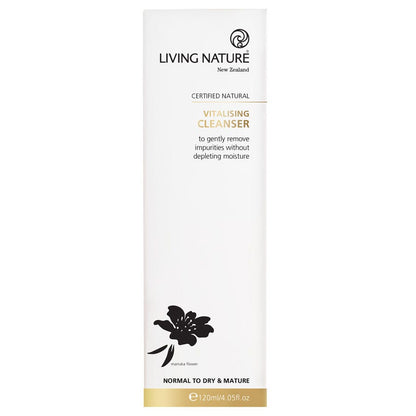 Living Nature Ultra Nourishing Mask – natural face mask in tube for deep hydration and skin restoration - 120ml Box