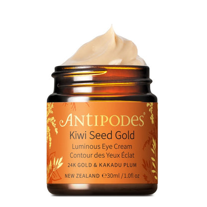 Image of Antipodes Kiwi Seed Gold Luminous Eye Cream 30ml