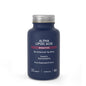 Blue supplement bottle labeled 'Alpha Lipoic Acid' on a white background