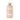 A clear glass bottle of 'indie or not' Face Clay Mask with a light pink label and a silver metal cap, containing a light pink clay powder, shown on a plain white background.