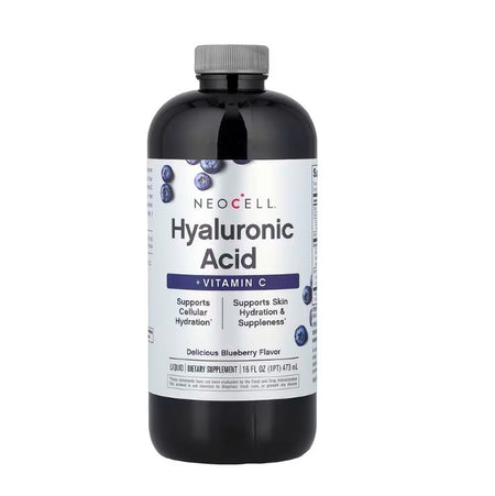 Hyaluronic Acid 100 mg plus C Liquid Blueberry Flavor