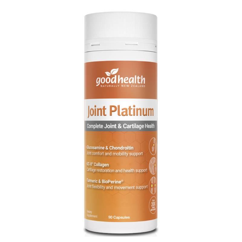 Good Health Joint Platinum supplement container on a white background