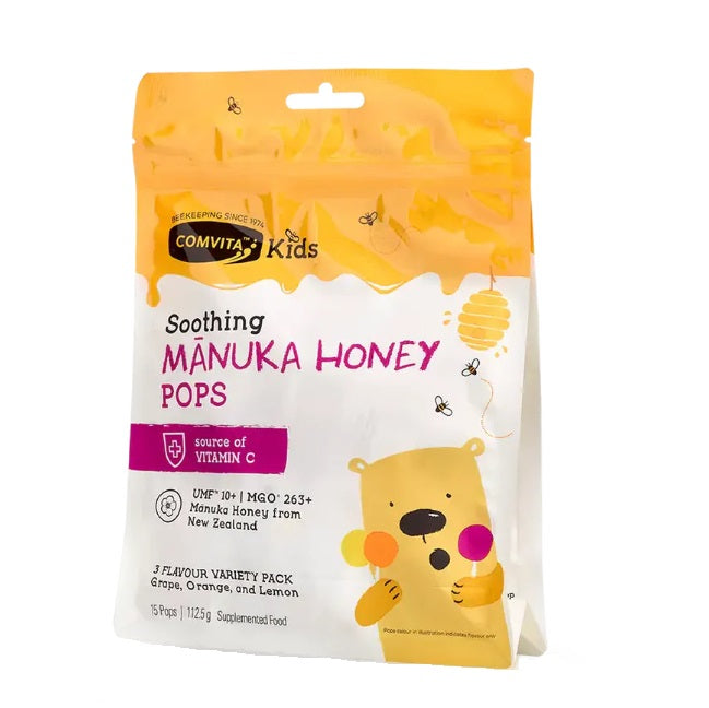 Kids Soothing Mānuka Honey Pops