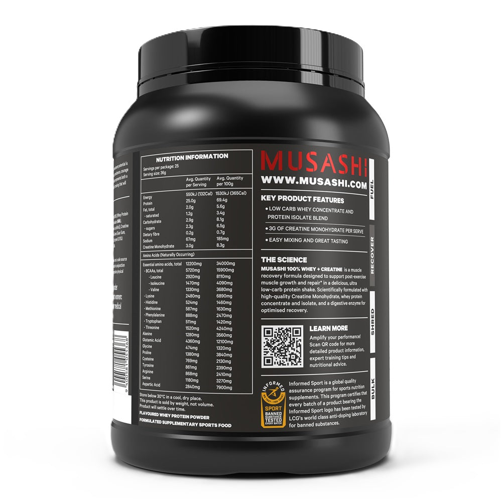 100% Whey + Creatine Vanilla
