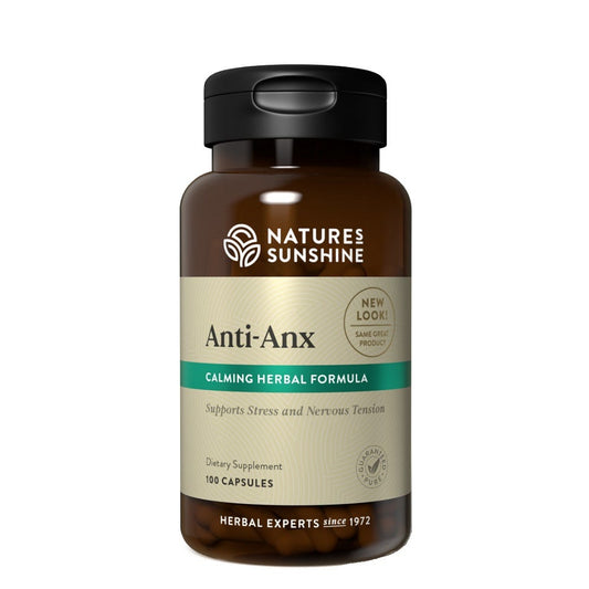 Nature's Sunshine Anti-Anx capsules for stress and anxiety 
