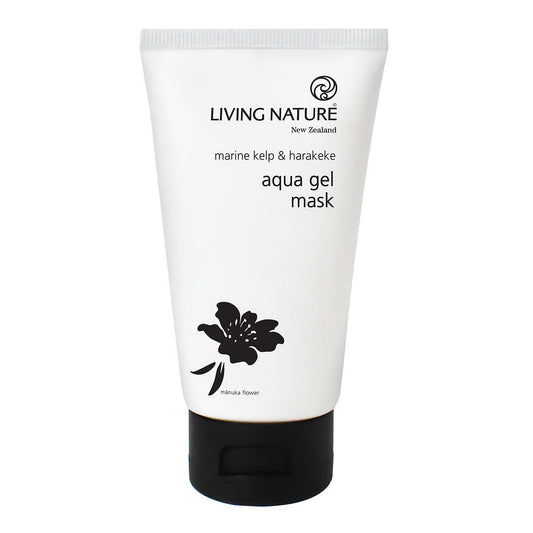 Living Nature Aqua Gel Mask – natural hydrating and soothing gel face mask - 75ml Tube