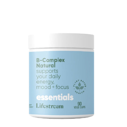 Image of Lifestream B-Complex Natural capsules for energy support. 
