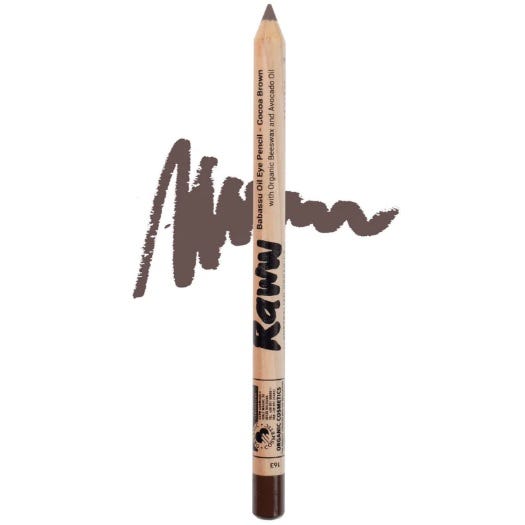 Raww Babassu Oil Eye Pencil – Carbon Black with nourishing natural ingredients and bold black pigment 1.1g