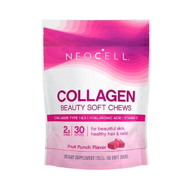 Collagen Beauty Soft Chews - Fruit Punch - Health 2000