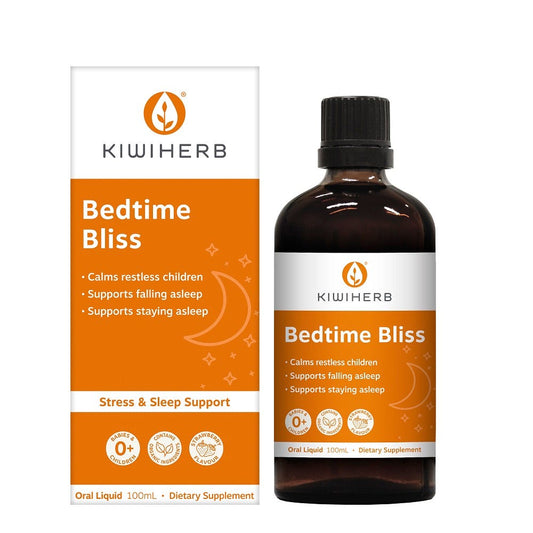 Image of Kiwiherb Bedtime Bliss 100ml Bottle - Natural Sleep Aid
