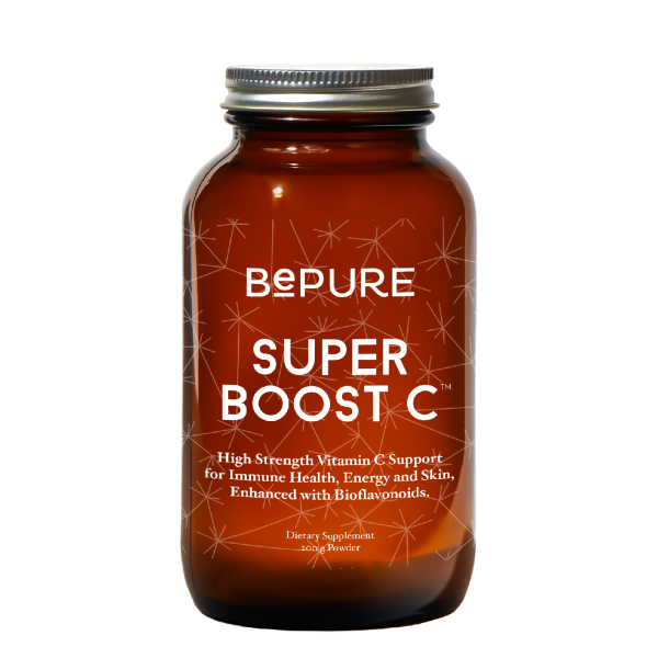 BePure Super Boost C – 200g Powder – High-Potency Vitamin C with Bioflavonoids for Immune Support and Energy
