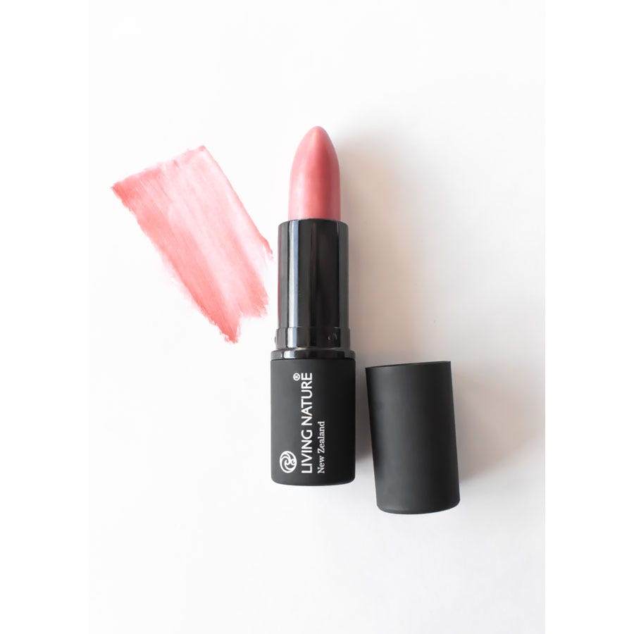 Living Nature Lip Hydrator – Bliss in sleek black tube – sheer blush‑pink tinted lip balm with nourishing hydration - sample