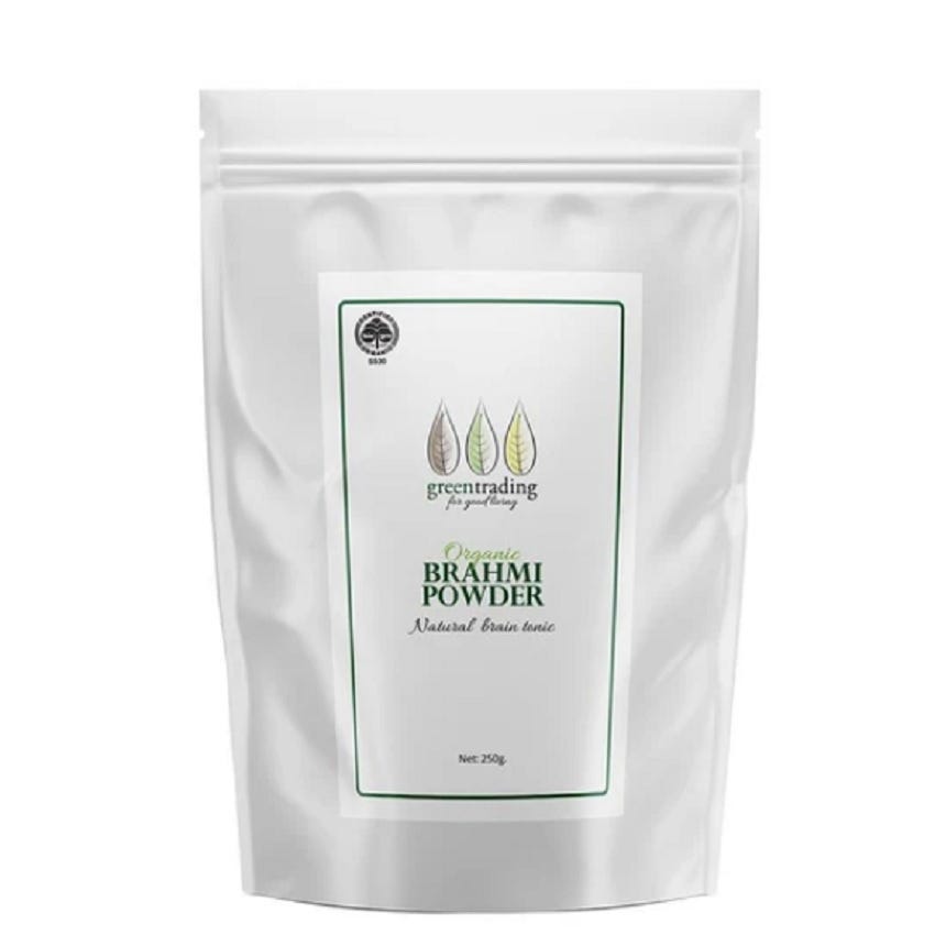 Image of GrenTrading Organic Brahmi Powder for brain health