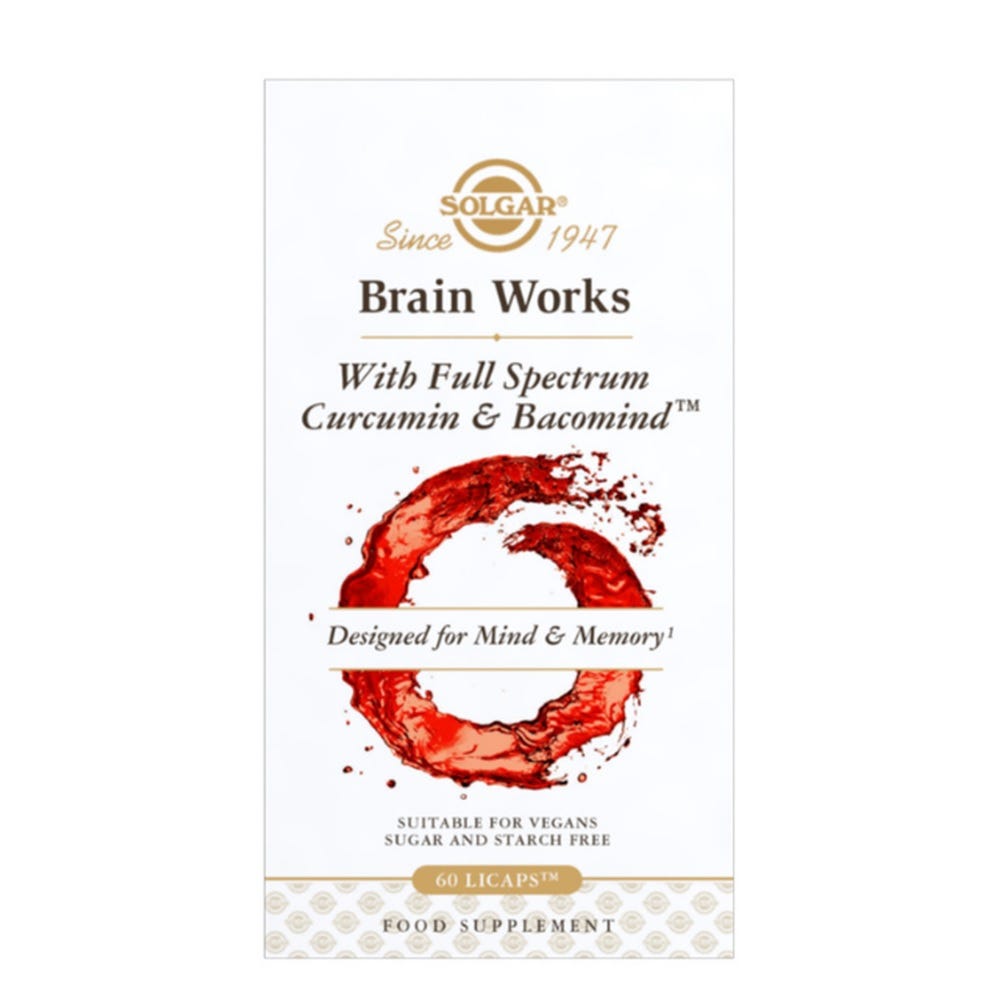 Brain Works With Full Spectrum Curcumin & BacoMind