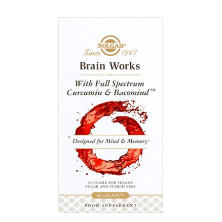 Brain Works With Full Spectrum Curcumin & BacoMind - Health 2000