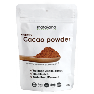 Image of Matakana Superfoods Organic Cacao Powder 250g Pouch