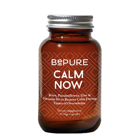 Image of BePure Calm Now bottle and vegecapsules 