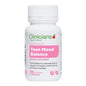 Image of Clinicians Teen Mood Balance Bottle and Capsules for teen girl mood support. 