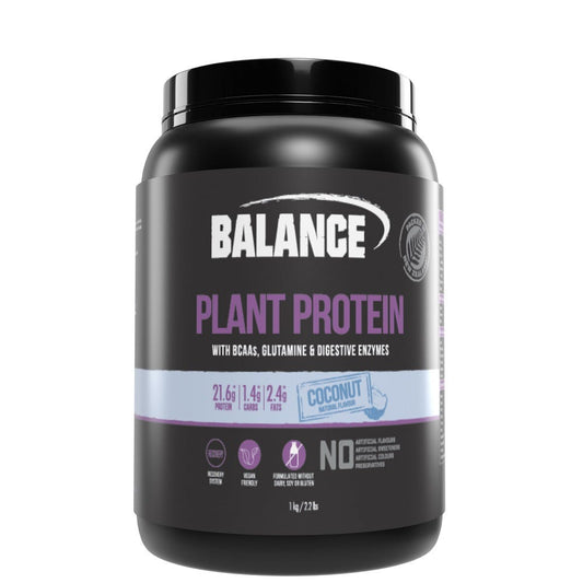 Balance Plant Protein Coconut – vegan protein powder for muscle recovery and energy