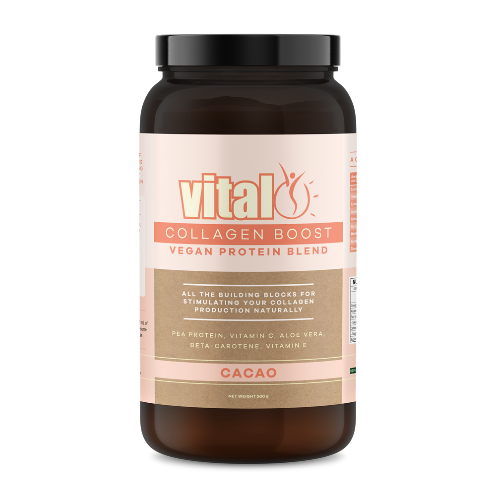 Collagen Boost Vegan Protein Blend Cacao - Health 2000
