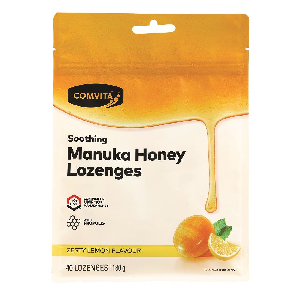 Mānuka Honey Lozenges Lemon