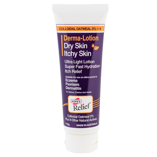 Image of Hope's Relief Derma Lation 110g for eczema-prone skin 