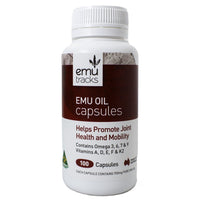 Emu Oil 750mg Capsules - Health 2000