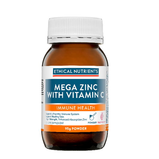 Mega Zinc with Vitamin C - Raspberry