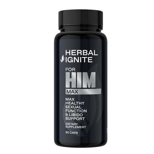 Herbal Ignite For Him Max supplement for male vitality, energy, and performance