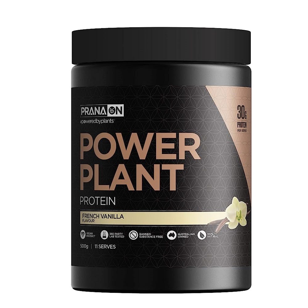 PranaOn Power Plant Protein French Vanilla - Smooth Plant-Powered Nutrition