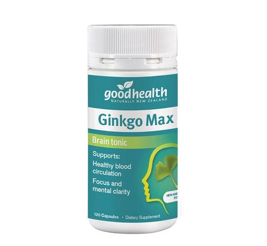 Good Health Ginkgo Max 60 Capsules – Brain function and circulation support supplement