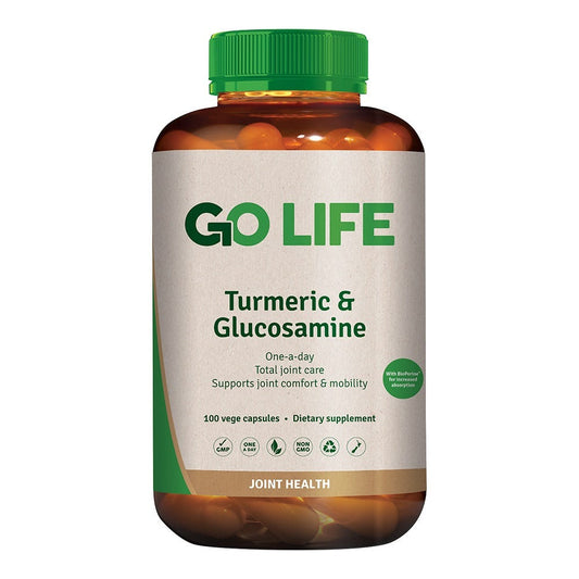 Image of GO LIfe Turmeric & Glucosamine for Joint Health with Natural products