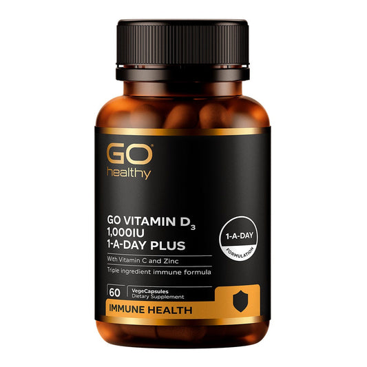 GO Vitamin D3 1,000IU Plus with Vitamin C & Zinc