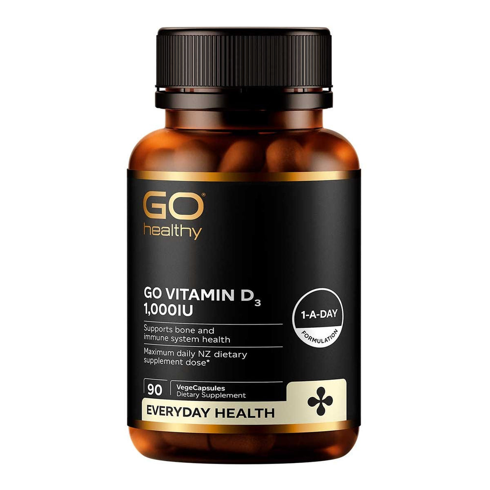 GO Vitamin D3 1,000IU - Health 2000