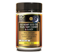 GO Hemp Seed Oil Plus Tart Cherry & 5-HTP - Health 2000